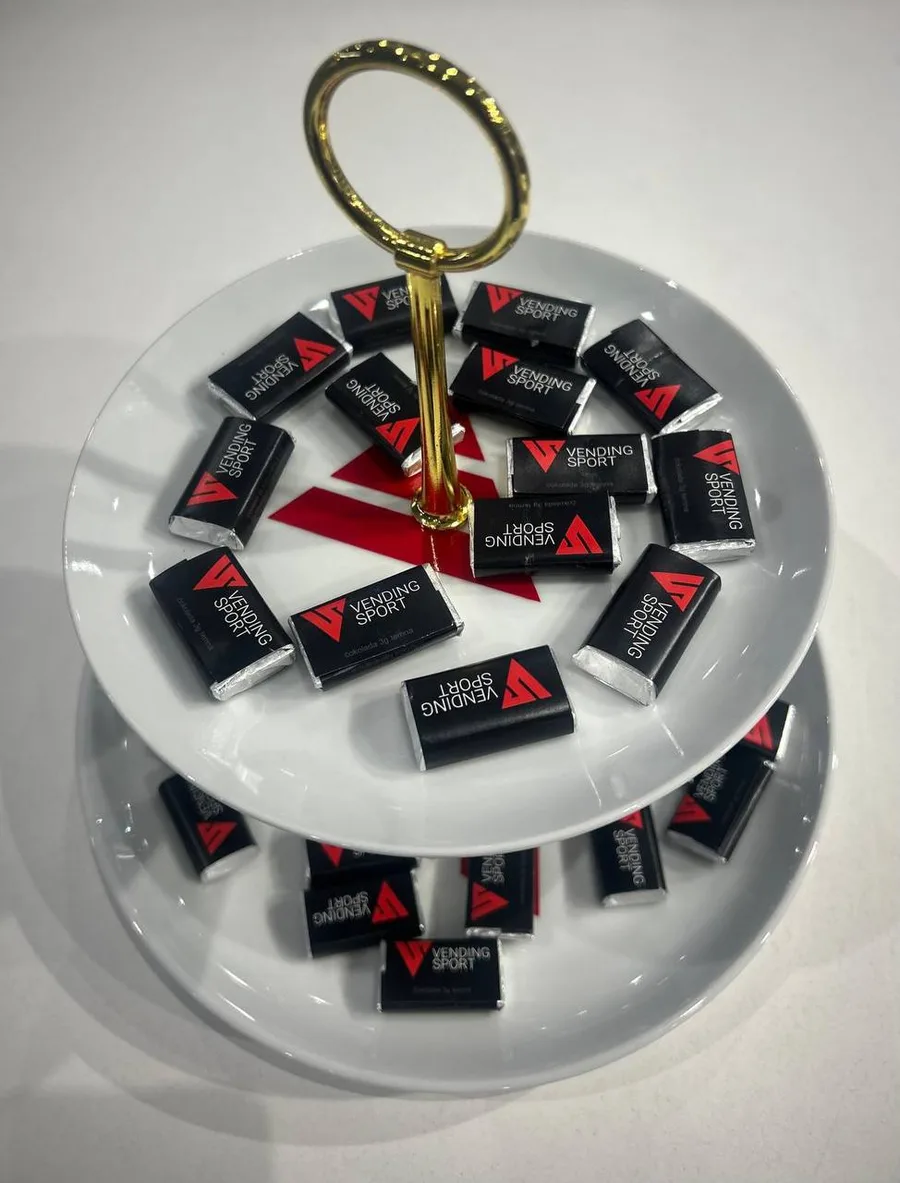 Vending Sport branded chocolate